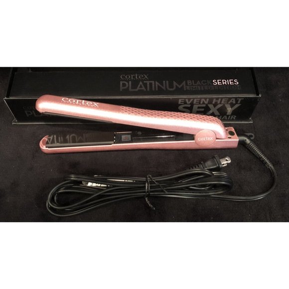 Cortex Platinum Black Series Limited Edition Flat Iron 1.25” Light Blush - VGC - Picture 3 of 10
